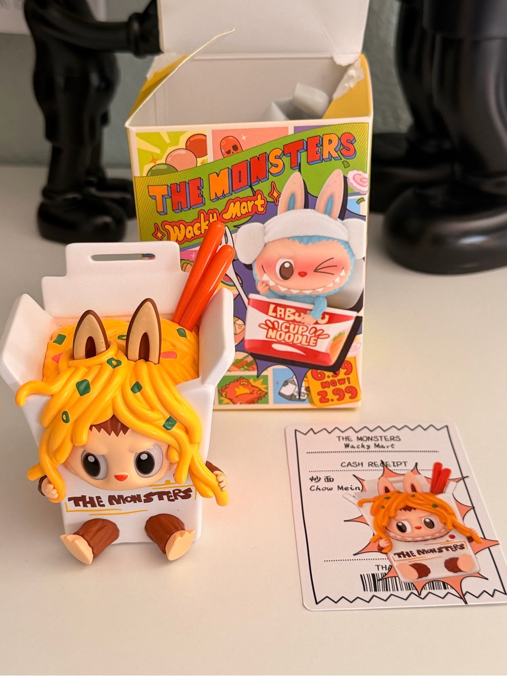 Pop Mart Labubu "Chow Mein" from The Monsters Wacky Mart Series